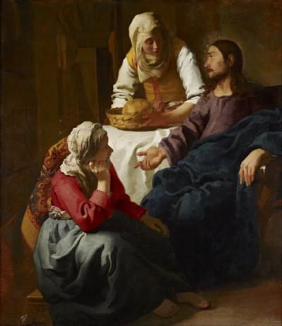 Vermeer - Christ in the House of Martha and Mary