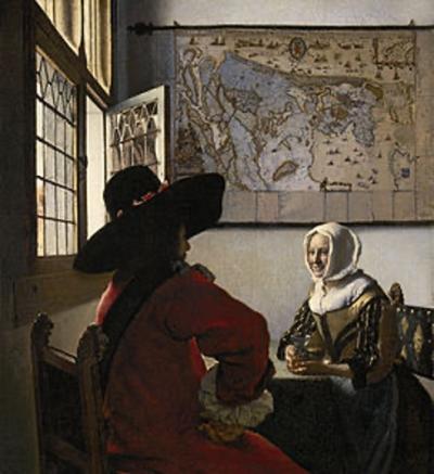Vermeer - Officer and Laughing Girl