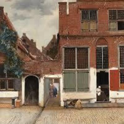 Vermeer - View of Houses in Delft
